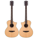 Bromo BAR5CE Rocky Mountain Series All Solid Concert Electric Acoustic Guitar + Gig Bag