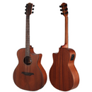 Bromo BAT2MCE Tahoma Series Grand Auditorium Electric / Acoustic Guitar, Mahogany