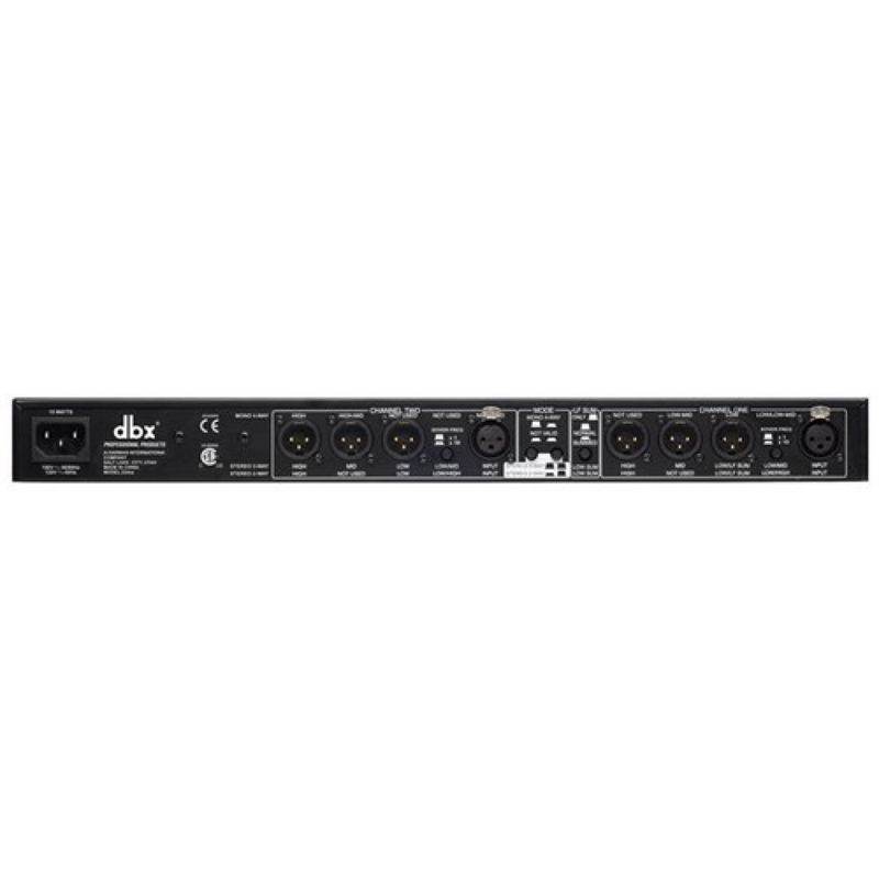 DBX 234xs Stereo 2/3 Way, Mono 4-Way Crossover