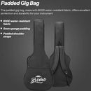 Bromo BAR5CE Rocky Mountain Series All Solid Concert Electric Acoustic Guitar + Gig Bag