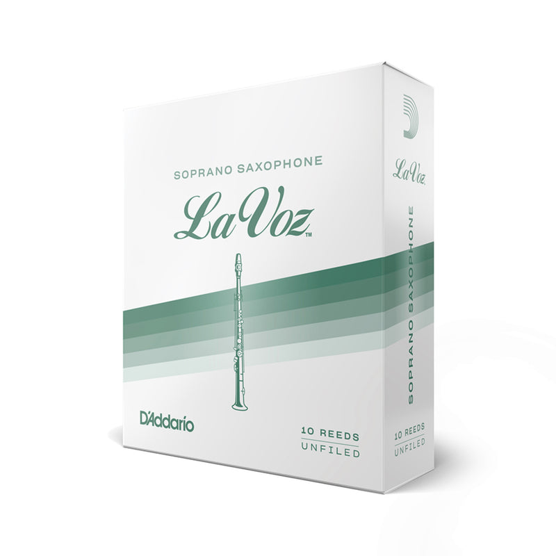La Voz B-flat Soprano Sax Reeds (Box of 10)