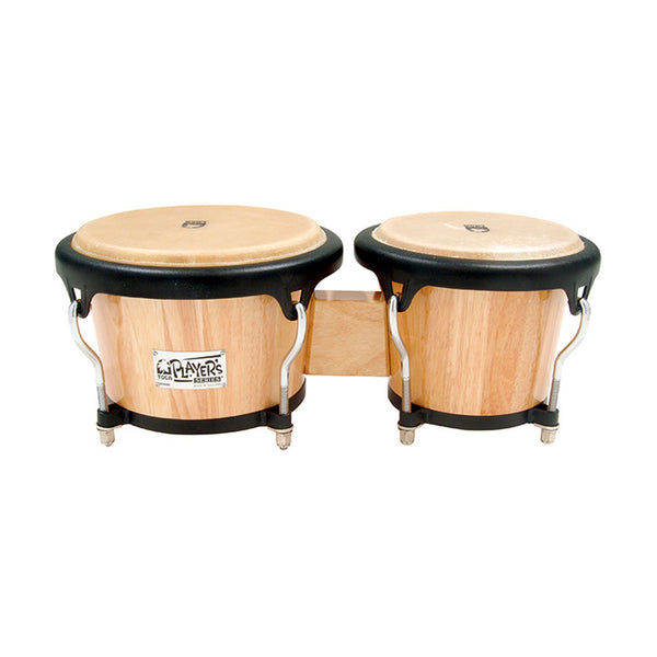 TOCA 2700N Players Series Wood Bongos In Natural Finish 7 & 8 1/2