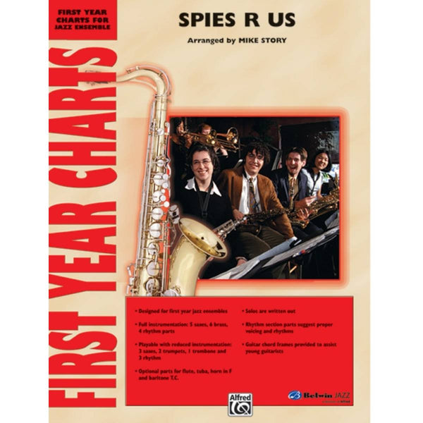 Spies R Us - First Year Charts for Jazz Ensemble Grade 1 (Easy)