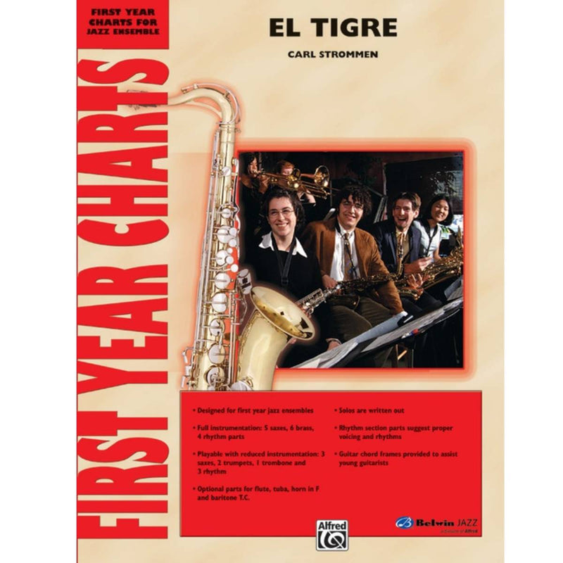 El Tigre - First Year Charts for Jazz Ensemble Grade 1 (Easy)