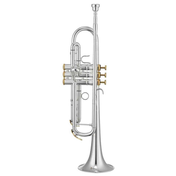 XO JTRXO1602SS4 Trumpet Bb, Monel Pistons, Silver w/ Gold Trims