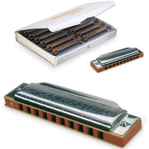 SUZUKI FOLKMASTER HARMONICA 12 KEY SET