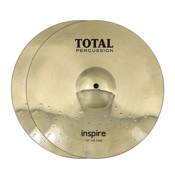 Total Percussion TPI14PR - 14" Hi-Hat Cymbals. Pair.