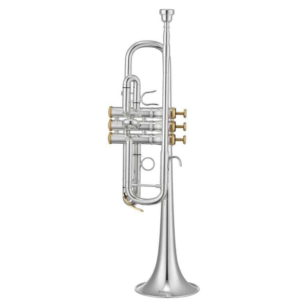 XO JTRXO1624L-S Trumpet 'C' with 11.7 mm Bore, 123 mm Yellow Brass Bell, StandardLead-Pipe, Monel Piston – Lacquered