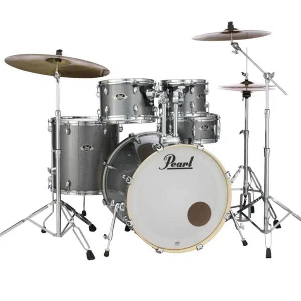 Pearl Export EXX 5-piece Drum Set with Hardware – Fusion Configuration- Grindstone Sparkle