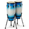 Pearl Percussion Primero Wood Conga Set 10″+11″ with Stands in Island Shadow