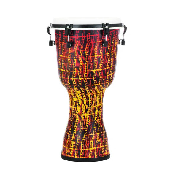 Pearl Percussion 12″ Synthetic Shell Djembe, Top Tuned – Tribal Fire PBJV-12-697