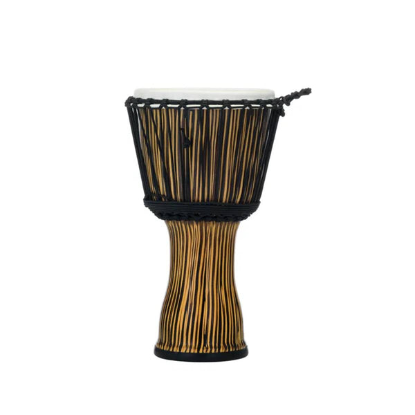 Pearl Percussion 10″ Synthetic Shell Djembe, Rope Tuned – Zebra Grass PBJVR-10-698