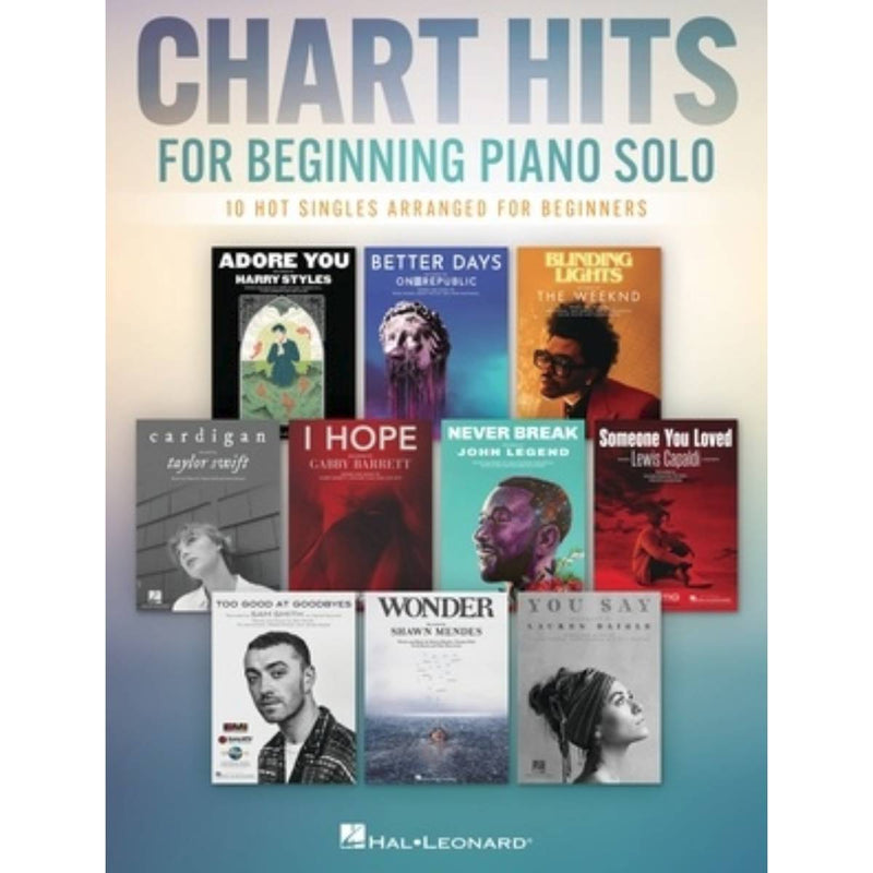 Chart Hits for Beginning Piano Solo