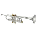 XO JTRXO1624L-S Trumpet 'C' with 11.7 mm Bore, 123 mm Yellow Brass Bell, StandardLead-Pipe, Monel Piston – Lacquered