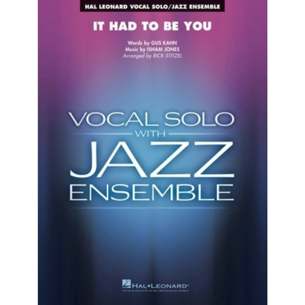 It Had to Be You - Vocal Solo with Jazz Ensemble