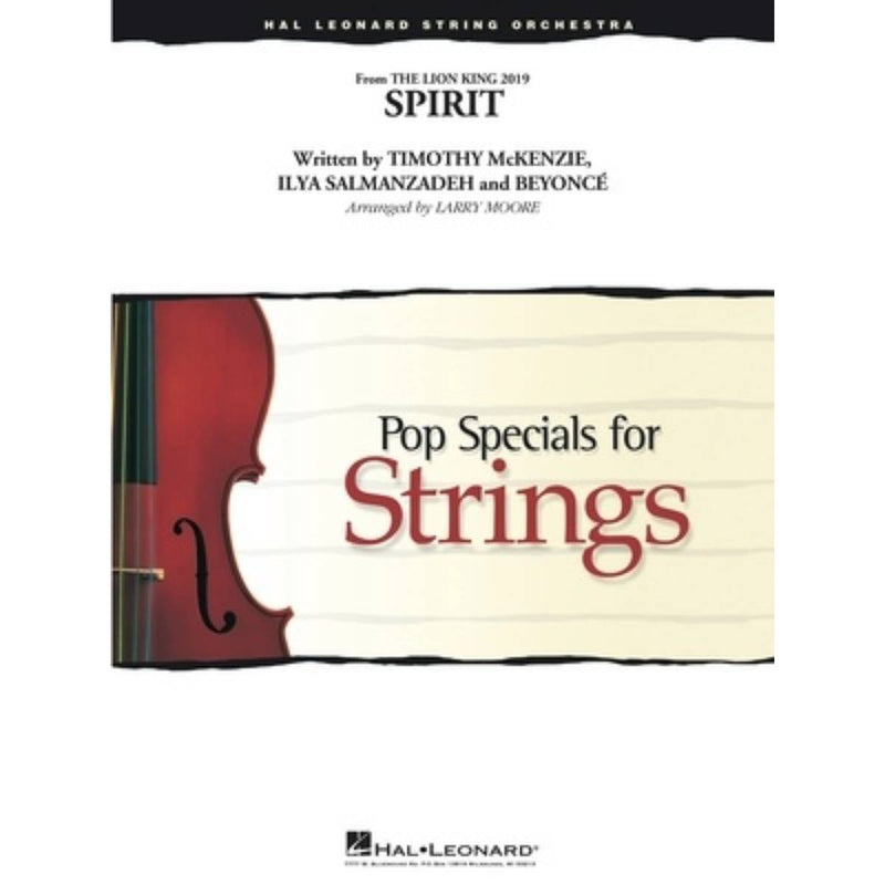 Spirit - from The Lion King 2019  -String Orchestra Grade 3