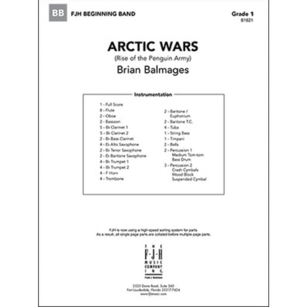 Arctic Wars (Rise of the Penguin Army) - Concert Band Grade 1