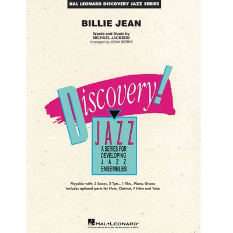 Billie Jean - Jazz Ensemble Grade 1.5