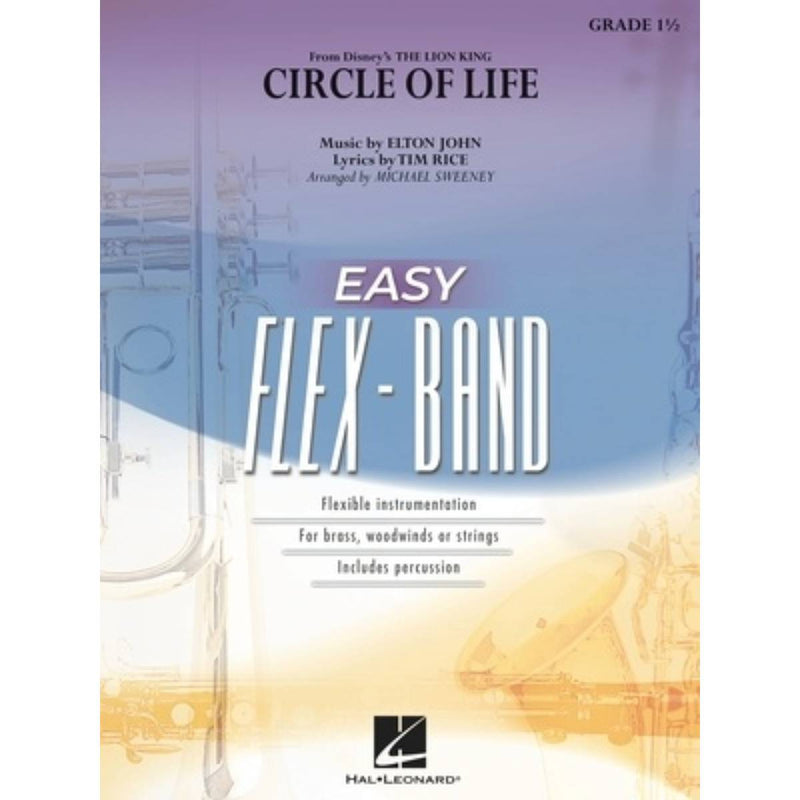 Circle of Life (from The Lion King) Easy Flexband  - Concert Band Grade 1.5