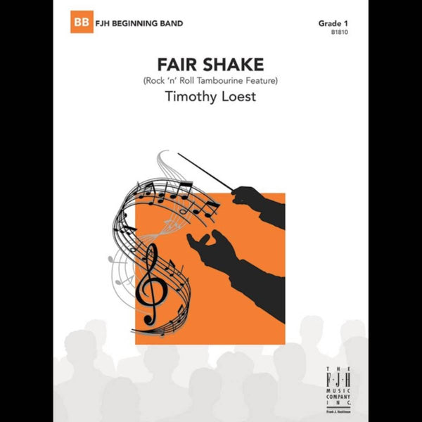 Fair Shake  (Rock 'n' Roll Tambourine Feature) - Concert Band Grade 1