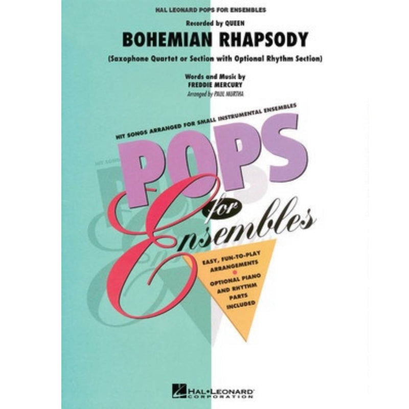 Bohemian Rhapsody Sax Quartet or Ensemble (w/opt. rhythm section)