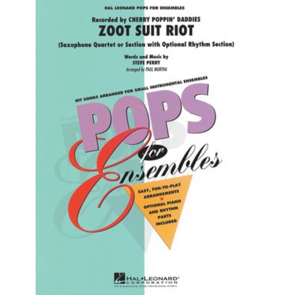 Zoot Suit Riot Sax Quartet or Ensemble (w/opt. rhythm section)