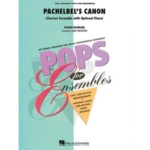 Pachelbel's Canon Clarinet Ensemble (w/opt. rhythm section)