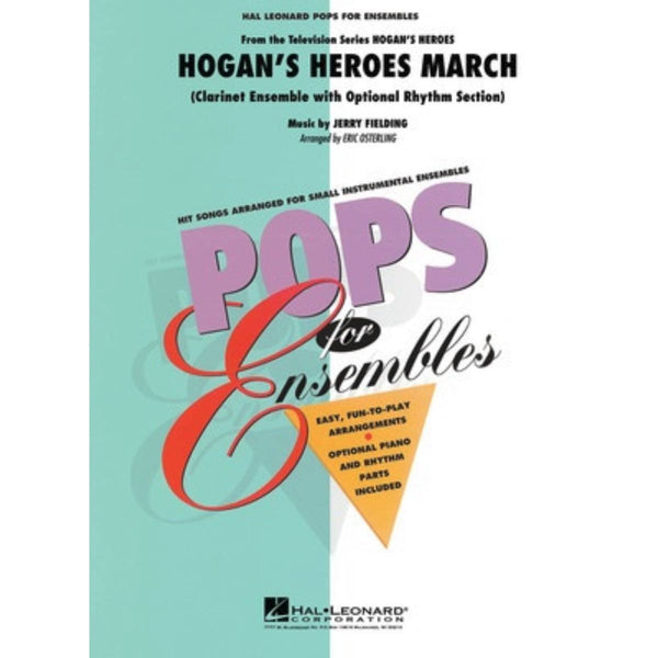 Hogan's Heroes March Clarinet Ensemble (w/opt. rhythm section)