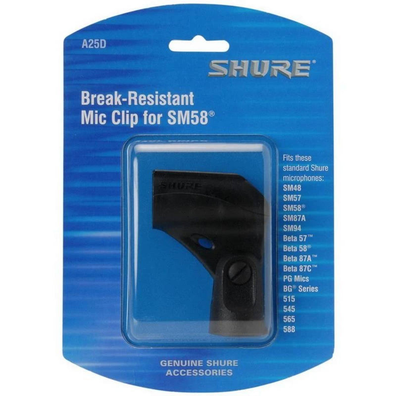 Shure A25D Microphone Clip for SM57/58/87 Beta 87 & PGA48/57/58/81