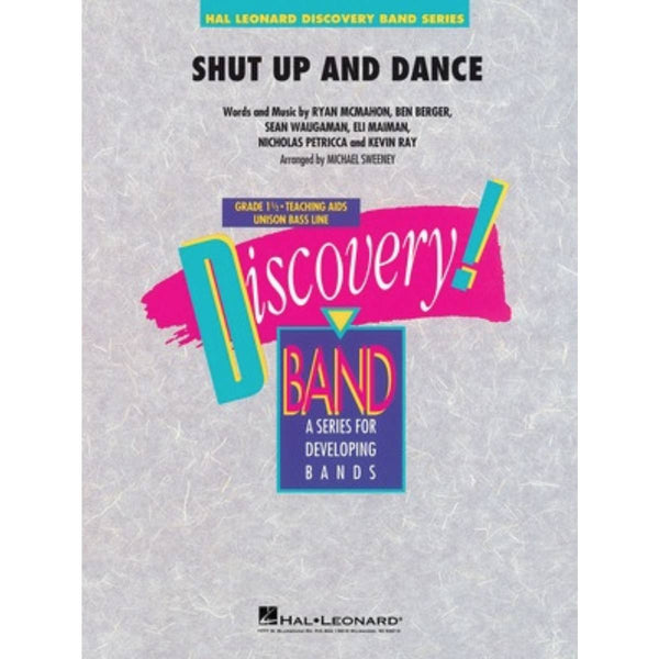 Shut Up and Dance - Concert Band Grade 1.5