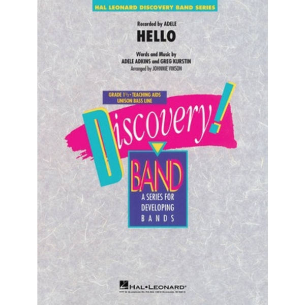 Hello - Concert Band Grade 1.5