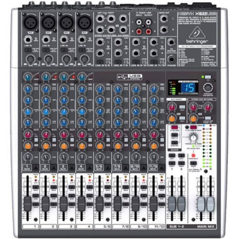 Behringer Xenyx 16-Input Mixer w/ FX & USB