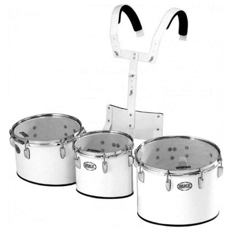 Peace Marching Drum Trio Set with Carrier