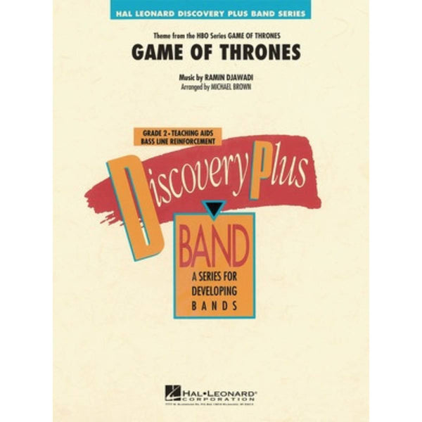 Game of Thrones - Concert Band Grade 2
