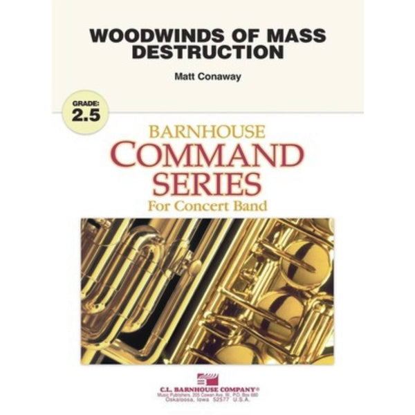 Woodwinds of Mass Destruction - Concert Band Grade 2.5