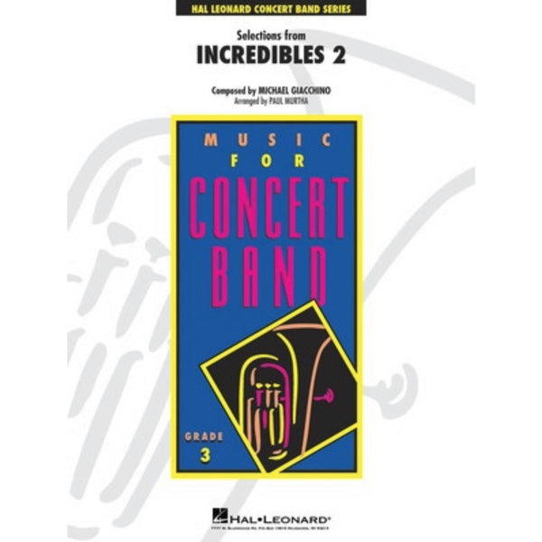 Selections from Incredibles 2- Concert Band Grade 3