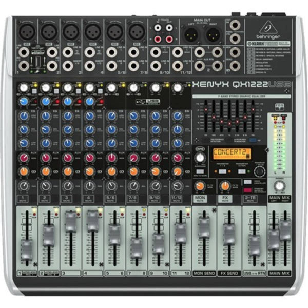 Behringer QX1204USB PA Mixer 12 Channel