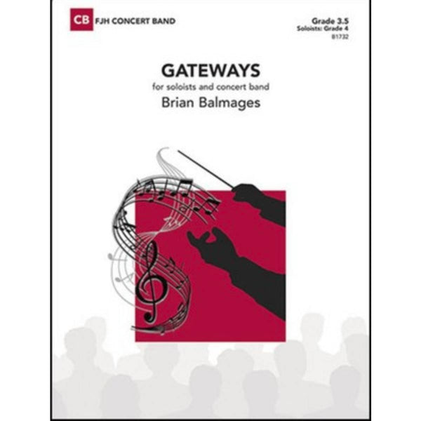 Gateways - for 2 soloists and concert band - Concert Band Grade 3.5