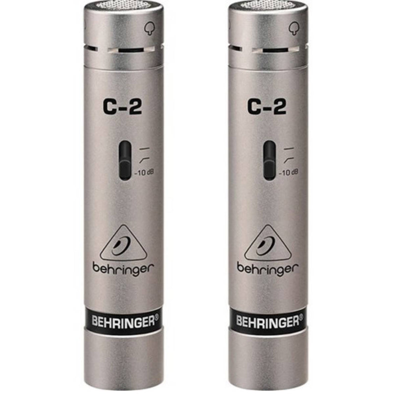Behringer C-2 Studio Condenser Microphones (Matched Pair) In Case