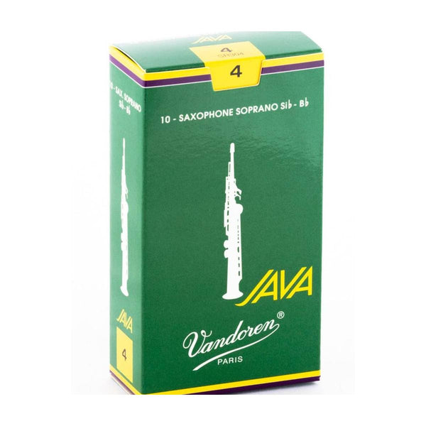Vandoren Java (Green) Soprano Saxophone Reeds (Box of 10)