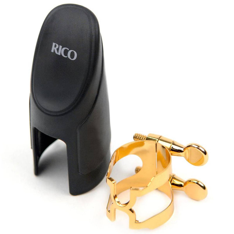 Rico H-Ligature & Cap - Bb Clarinet Gold Plated