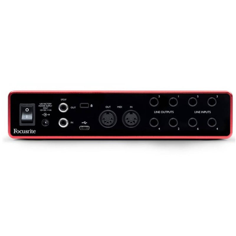 Focusrite Scarlett 8i6 Gen 3 8-in/6-out USB Audio Interface
