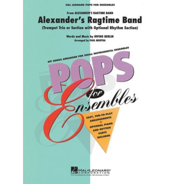 Alexander's Ragtime Band Trumpet Trio or Ensemble (w/opt. rhythm section)