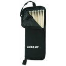 DXP Drum Sticks 5 Pairs Of 5AN Nylon Tip Sticks In A Black Nylon Bag
