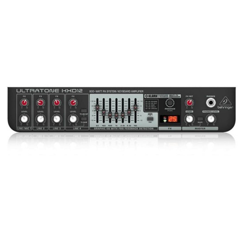 Behringer Ultratone KXD12 600w 4-channel PA System/Keyboard Amplifier