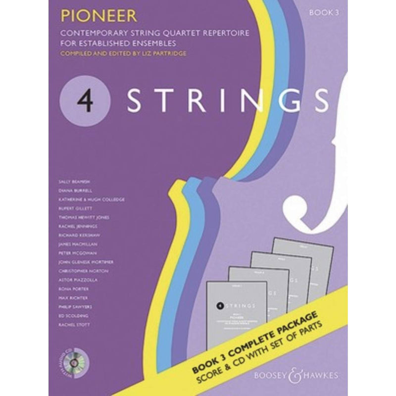 4 Strings - Pioneer Book 3 Score/Parts/CD