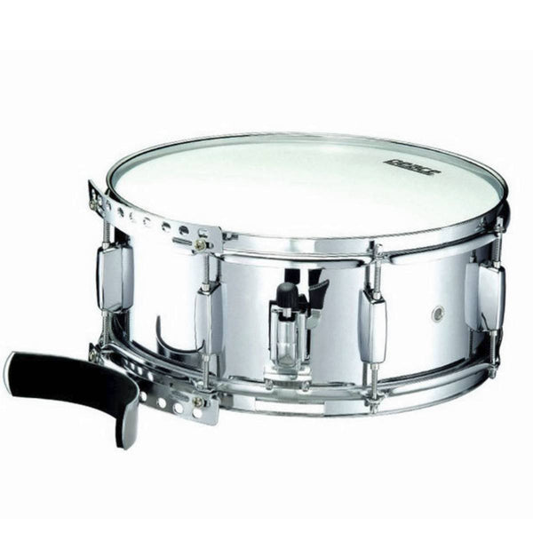 Peace Metal Marching Snare Drum with Leg Rest (14 x 5.5")