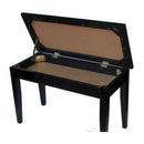Upright Piano Bench Polished Mahogany 3PML