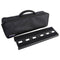 On Stage Compact FX Pedal Board with Custom Gig Bag