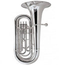 BESSON 3-VALVE Bb TUBA, SILVER PLATED, STUDENT MODEL